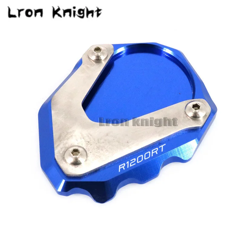 Motorcycle Kickstand Extender Motorcycle Kickstand Pad Motorcycle Kickstand For BMW R1200RT R1200 RT R 1200RT 2004-2013 Motorcycle CNC Kickstand Foot Side Stand Extension Pad Support Plate Enlarge Stand