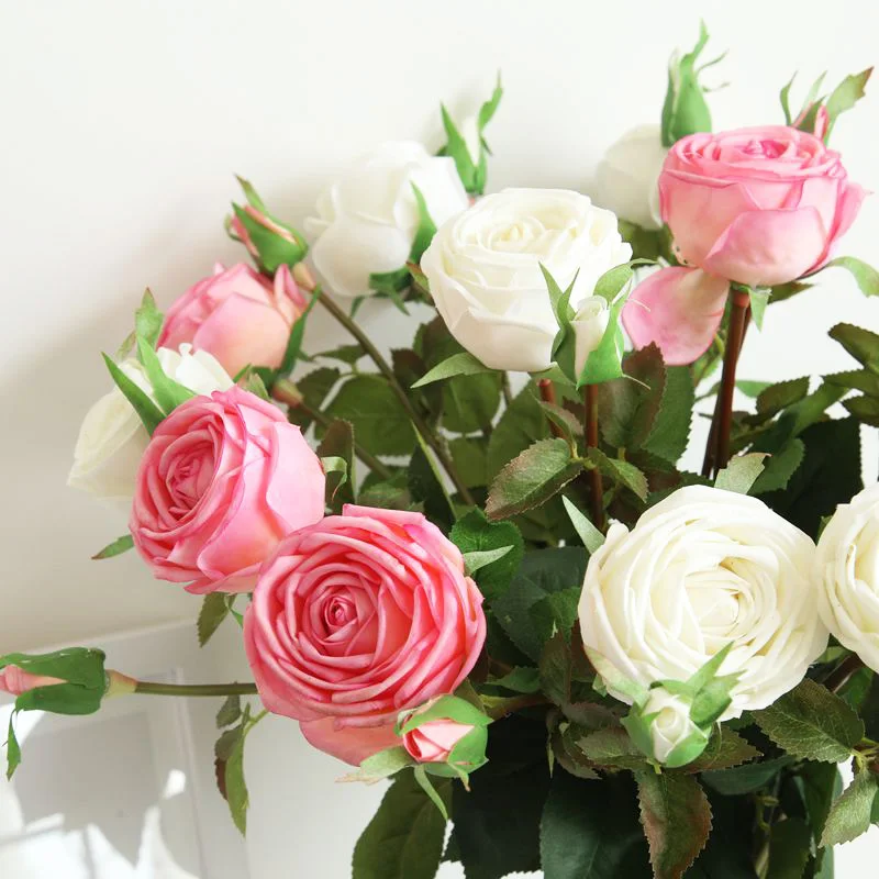 6.8cm Rose Diy Party Decoration Silk Artificial Flowers Small Rose