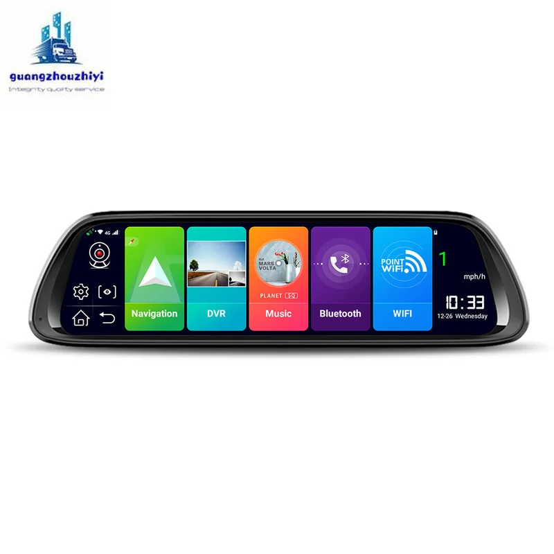 

Driving recorder 10 inch rearview mirror driving recorder HD Android navigator reversing image ADAS electronic dog car 360