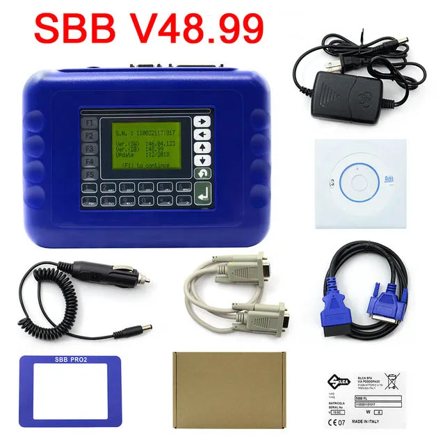 SBB V48.99 V48.88 v17.02 Мини Zed Bull автоматический ключ программирования Slica SBB 48,99 автоматический ключ транспондер иммобилайзеры Milti-language - Цвет: V48.99