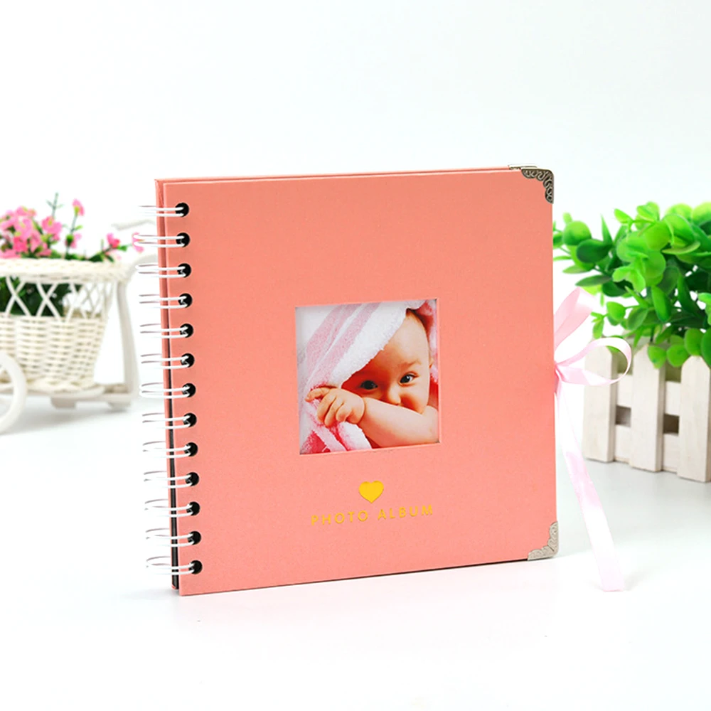 枚diy手作りアルバムスクラップブックフォトアルバムシルクリボンアルバムクラフト紙アルバム記念ウェディング旅行赤ちゃん Aliexpress