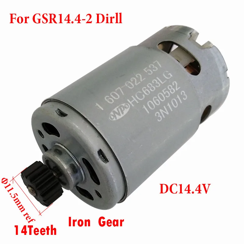 14 치아 14.4V Hc683LG ONPO DC 마이크로 모터 1607022537 보쉬 GSR14.4-2 3601J18G80 전기 드릴 스크루 드라이버 부품에 사용할 수 있습니다