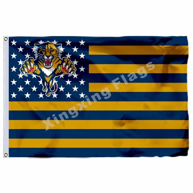 A1 Флаг Florida Panthers 3ft x 5ft полиэстер баннер Florida Panthers Летающий Размер № 4 90X150 см пользовательский флаг - Цвет: A1