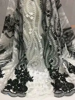 

2020 Last Design French Mesh Lace Embroidered Tulle Lace Fabric French Lace Fabric. Latest Nigerian Laces FC1627 ,Hight Quality