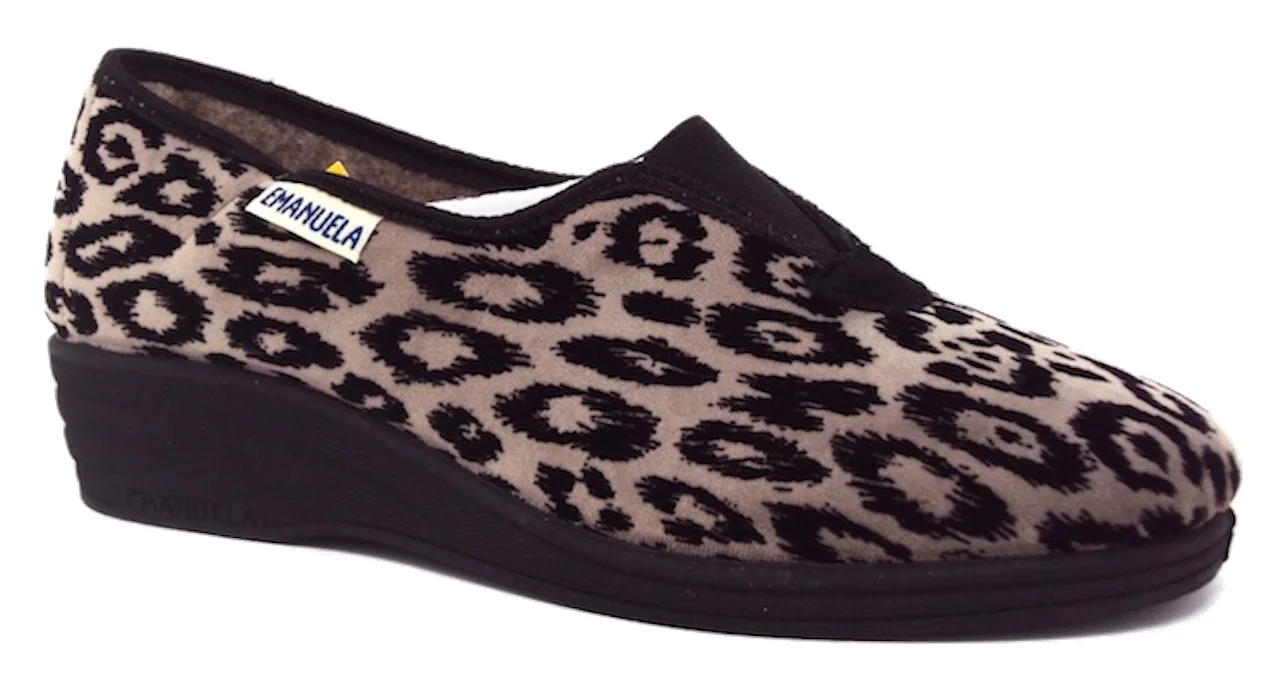 EMANUELA 2273 Voucher 130 Pantofole Invernali Made in Italy Antiscivolo Zeppa 3 CM EMANUELA 2273 Voucher 130 Pantofole Invernali Made in Italy Antiscivolo Zeppa 3 CM
