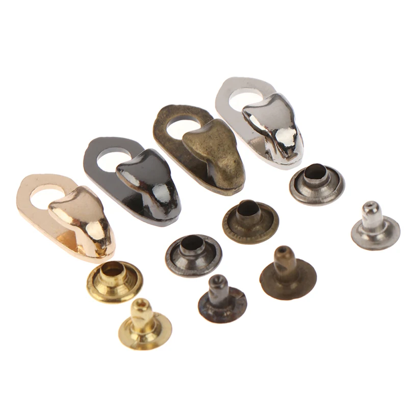 10Sets Outdoor Speed Shoe Lace Hooks Lace Fittings Buckles With