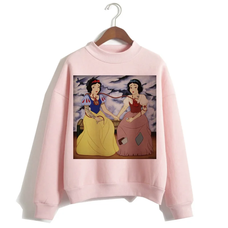 5606 Мода забавная накидка принцессы harajuku корейский стиль ulzzang kawaii 90s хип хоп Мода kawaii Толстовка капюшон негабаритный уличная - Цвет: 5606