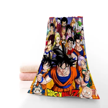 

Custom Dragon Ball Anime Bath Towel Washcloth Home Textile Travel Hand Face Towel Microfiber Bathroom Towels For Adults