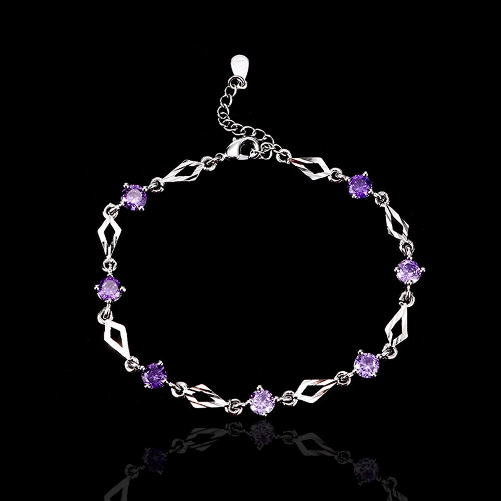 Wedding Bride Bracelet Shiny Crystal Luxury Bangle Simple Elegant Women Girls Party Jewelry Gift | Украшения и аксессуары