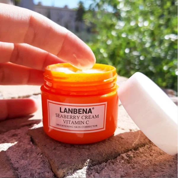Крем для лица LANBENA с витамином С отбеливающий увлажняющий Осветляющий крем