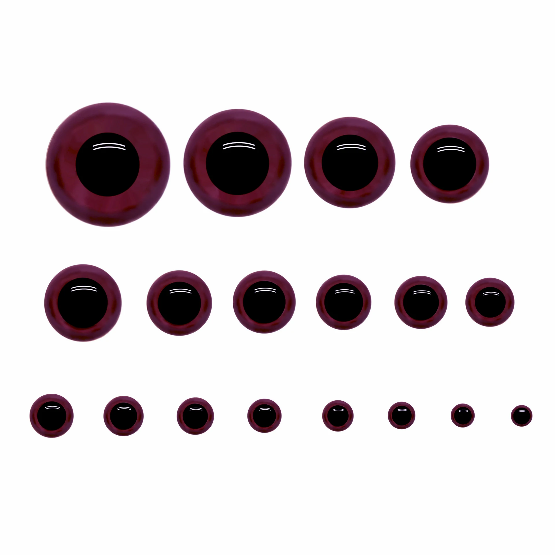 8mm/14mm/16mm/ Plastic Big Safety Eyes For Toys Amigurumi Animal Crochet  Toys Puppets Doll With Washers