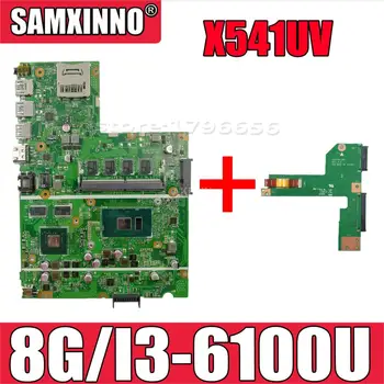 شراءAkemy جديد ل Asus X541UVK X541UJ X541UV X541U F541U R541U اللوحة الأم اللوحة المحمول ث/8 جيجابايت RAM/I3-6100U GT940M