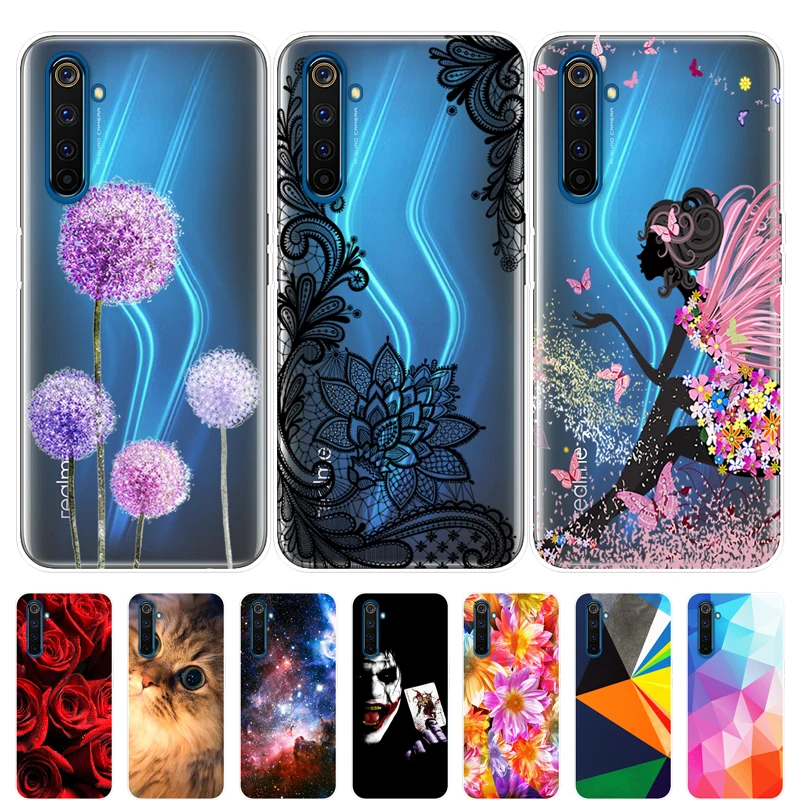 Чехол для Realme 6 чехол Pro силиконовый мягкий ТПУ накладка телефона OPPO 6Pro Realme6 Realme6Pro