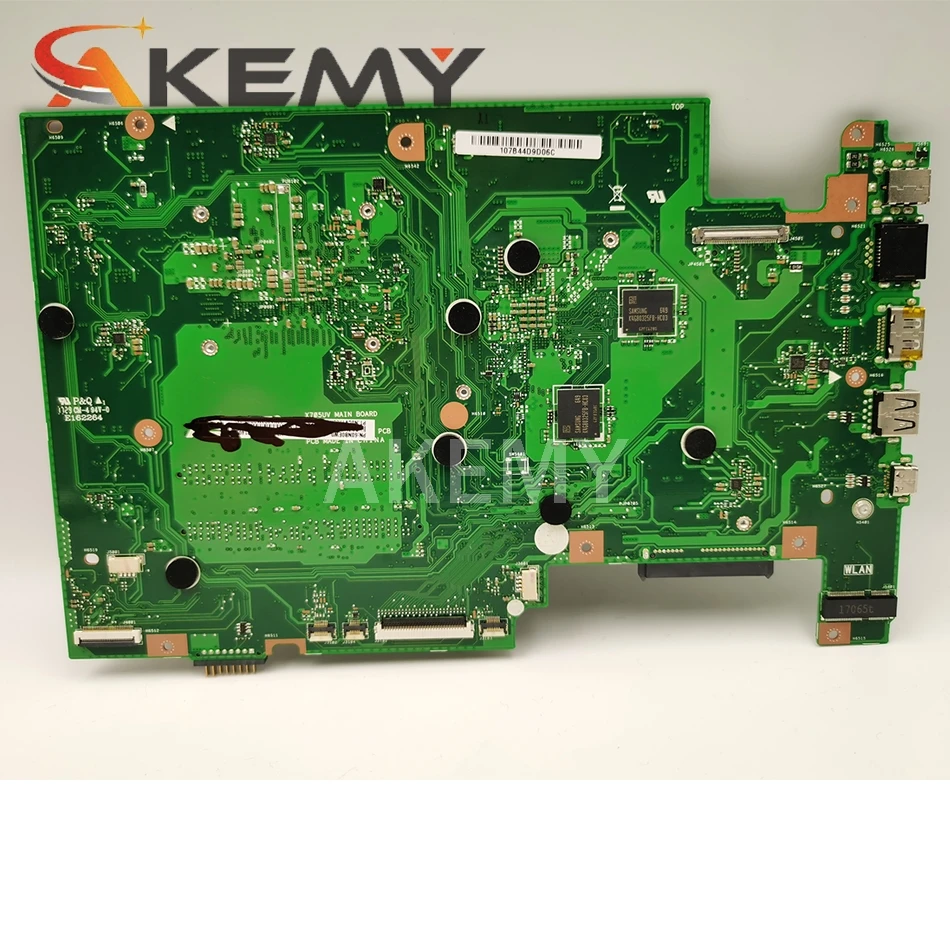 Akemy Mainboard For Asus Vivobook 17 X705UDR X705UQ X705UV X705UB X705UD X705U N705U Laptop motherboard I5-8250U/I5-7200U