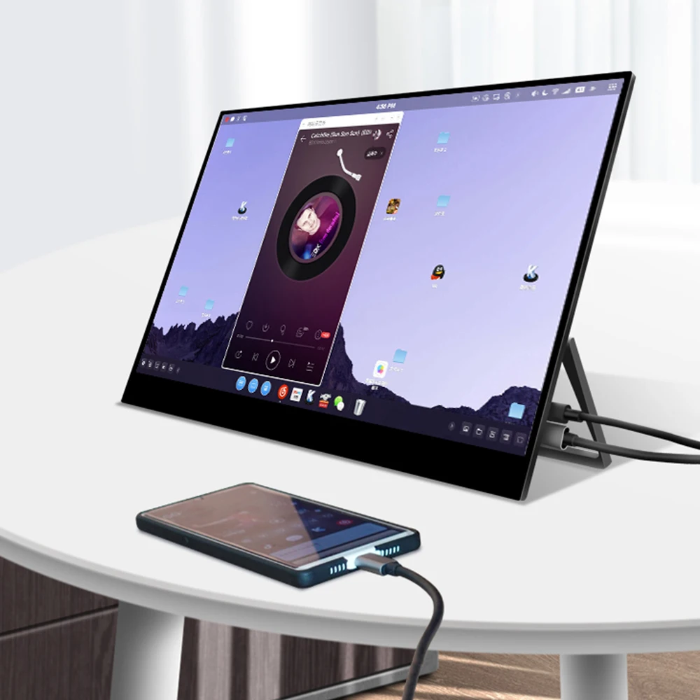 15 6 дюймовый светильник портативный экран с подставкой ПК ноутбука смартфона PS4
