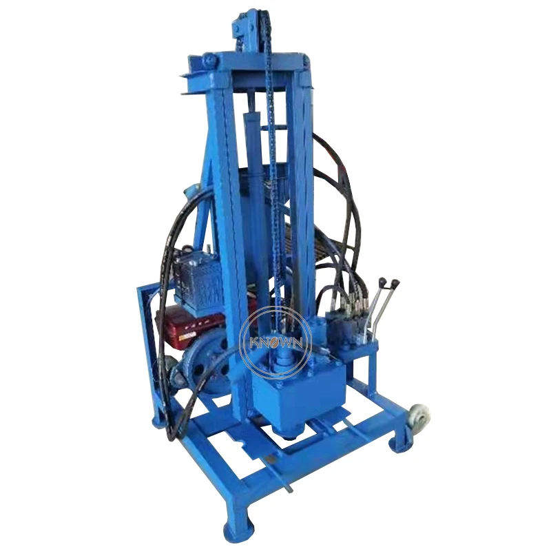 80m Deep Borehole Drilling Machine Portable Rig Mining For Water 4KW Hydraulic Electric Water Well Drilling Rig Machine Price coreless drill bit well drilling pdc drag bit for mining drilling bit geological exploration coal minin brocasg