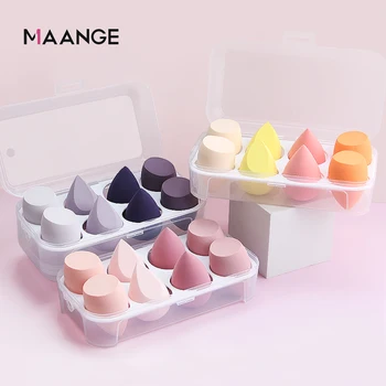 

MAANGE 2/8Pcs Women's Cosmetics Sponge For Makeup Face Powder Makeup Sponge Imagic Sponge Puff Tools Beauty Water-drop Shape
