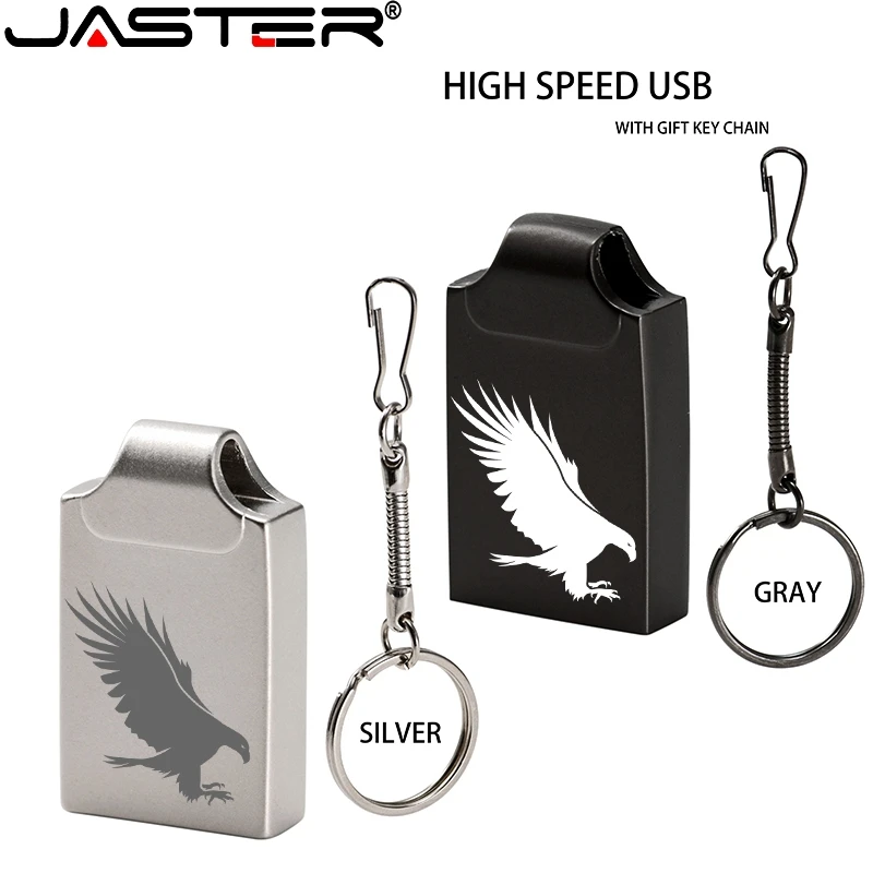 JASTER(более 10 шт. бесплатный логотип) металлический черный серебристый usb флэш-накопитель 4 ГБ 8 ГБ 16 ГБ 32 ГБ 64 Гб 128 ГБ флеш-накопитель