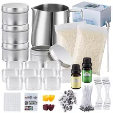 1 Set fabricación de velas de verter olla mechas de vela fijador herramientas artesanía DIY hecho a mano vela con núcleo de algodón titular