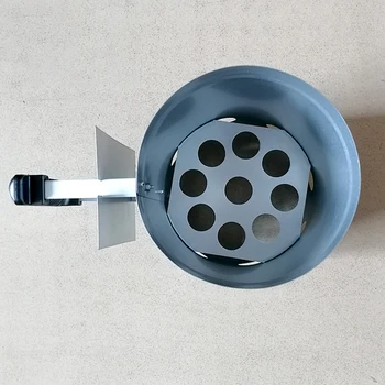 

Accessories Basket Camping Briquette Charcoal Chimney Starter Quick Picnic Galvanized Sheet Safe For BBQ Can Canister Grill