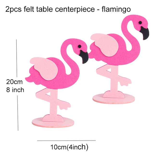 Tropical Flamingo Pineapples Cactus Coconut tree Centerpiece Table decorative Birthday Summer Wedding Hawaiian Party Decorations Flamingo 2