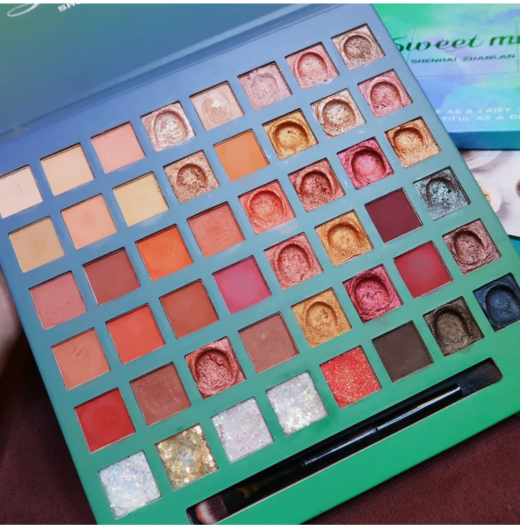  48 Color Eyeshadow Palette Makeup Glitter Matte EyeShadow Pallete Professional Shimmer Metallic Hig