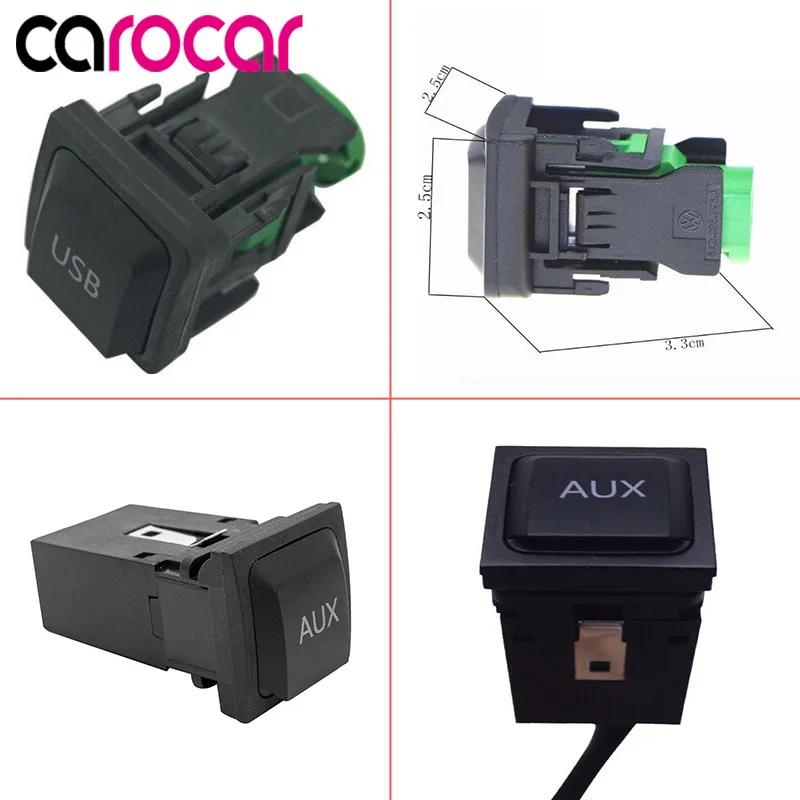 Carocar Автомобильный USB AUX кабель USB аудио адаптер RCD510 RNS315 для VW Passat B6 B7 Golf 5 MK5 Golf 6 MK6 GTI Jetta 5 MK5 CC