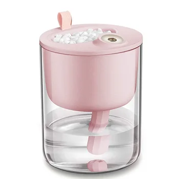 

Desk Humidifier, USB Cool Mist Humidifier, Quiet Ultrasonic Mini Humidifiers for Bedroom Home Baby Office, Timed Auto Shut-Off,