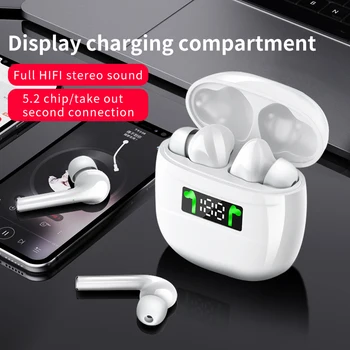 

2020 New J3Pro TWS Wireless Earphone Bluetooth5.2 LED Display Headphones Air pro Earbuds Handsfree Headset with Charging Box