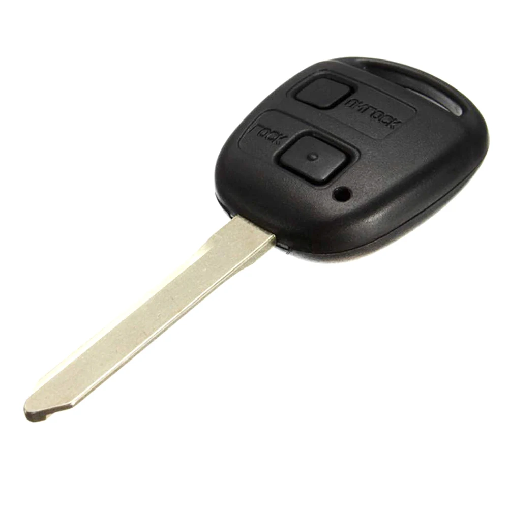 

2 Switch Buttons Car Remote Key Shell Case Fob Cover for Toyota Avensis