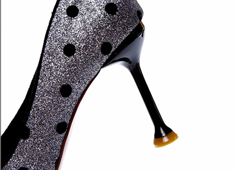 8 см сверкающими scarpin bling Размер 4 34 вечер модельные женские туфли-лодочки женская обувь серого цвета с блестками Обувь на высоком каблуке с блестками; вечерние туфли с острым носком туфли на выпускной