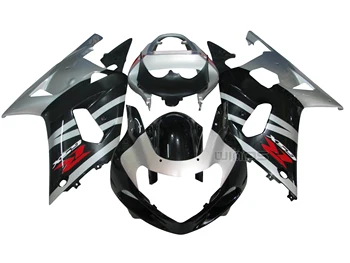 

Bodywork Fairing Kit for Suzuki GSXR600 750 2001-2003 Black Silver