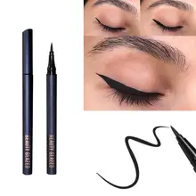 Профессиональная глазурованная водостойкая жидкая подводка для глаз, Стильная черная Стойкая подводка для глаз, карандаш, инструменты для макияжа