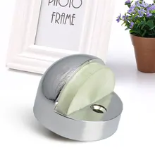 Дверной болт из сплава цинка серебряный держатель из нержавеющей стали домашний Отбойник