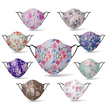 

9PCS Colorful Reusable Washable Mouth Cover for Face Mask Earloop Facemask Soft And Breathable маска для лица Mascarillas