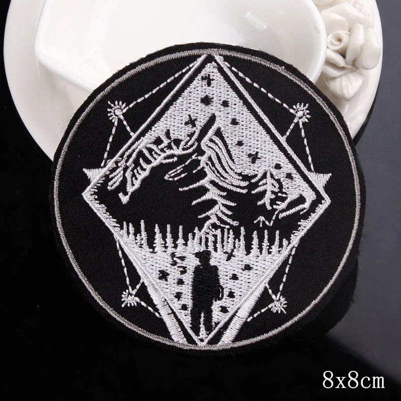PE4730CT Нашивка для кемпинга в пустыне, нашивка для одежды, нашивка для одежды, пошив одежды, аксессуары для одежды - Цвет: PE4730CT