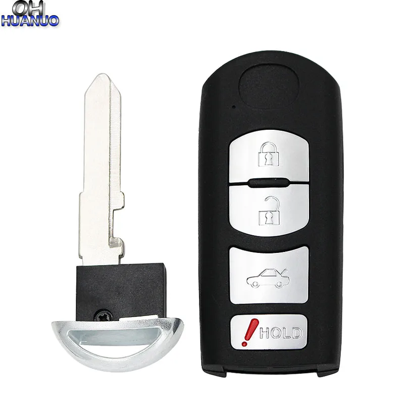 

4 Buttons New Replacement Remote Key Shell Case Fob For Mazda 3 5 6 CX-7 CX-9