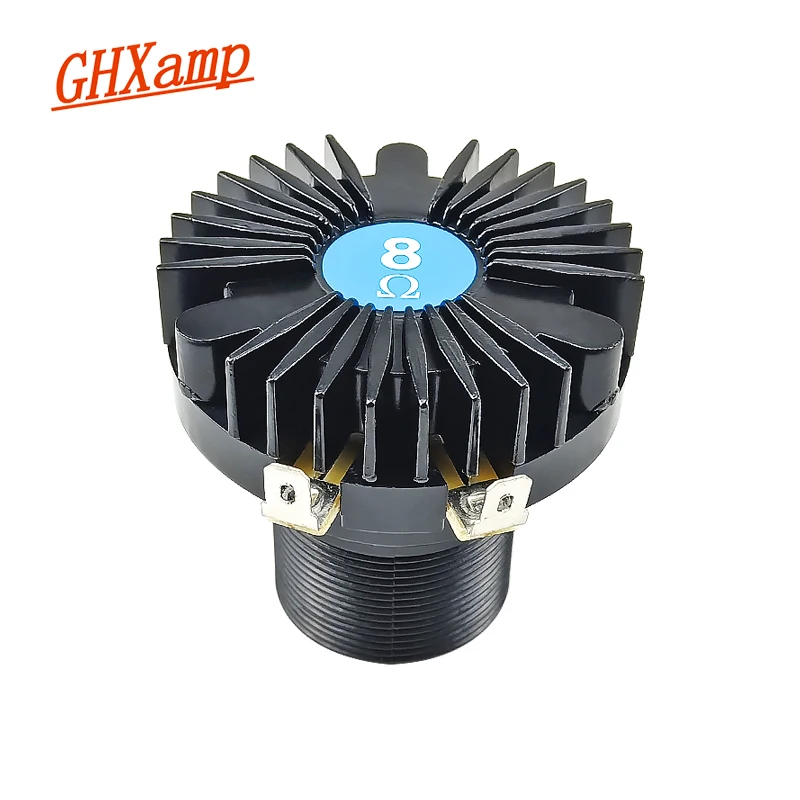 GHXAMP-bocina dinámica de titanio de 1 pulgada, altavoz Tweeter de neodimio de 8Ohm y 25W, cabezal de transmisión, de 34mm altavoz de agudos, 1,8 K-20KHz, aluminio impermeable 1