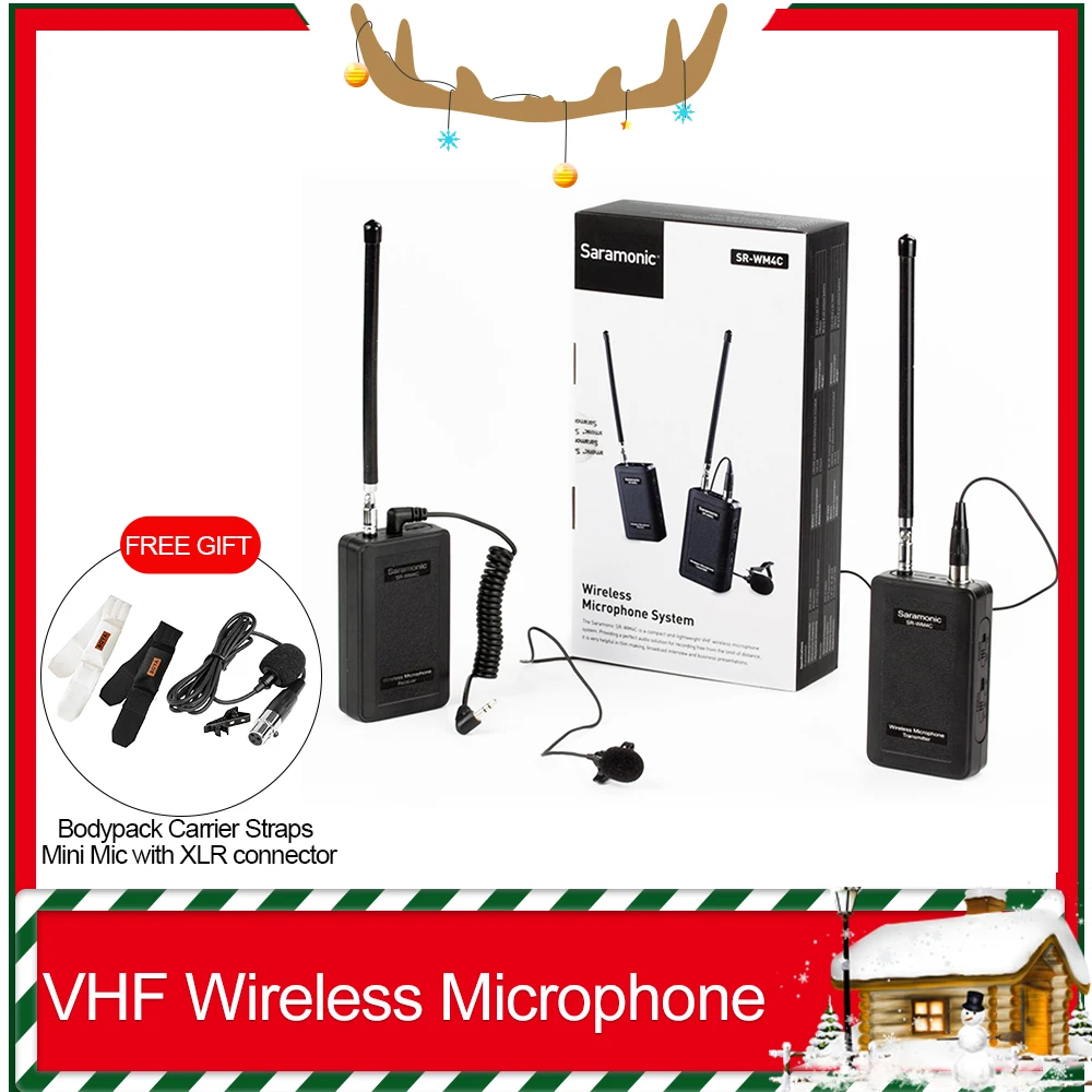 Saramonic SR WM4C/WM4CA/WM4CB беспроводная камера Lavalier микрофон системы передатчики и