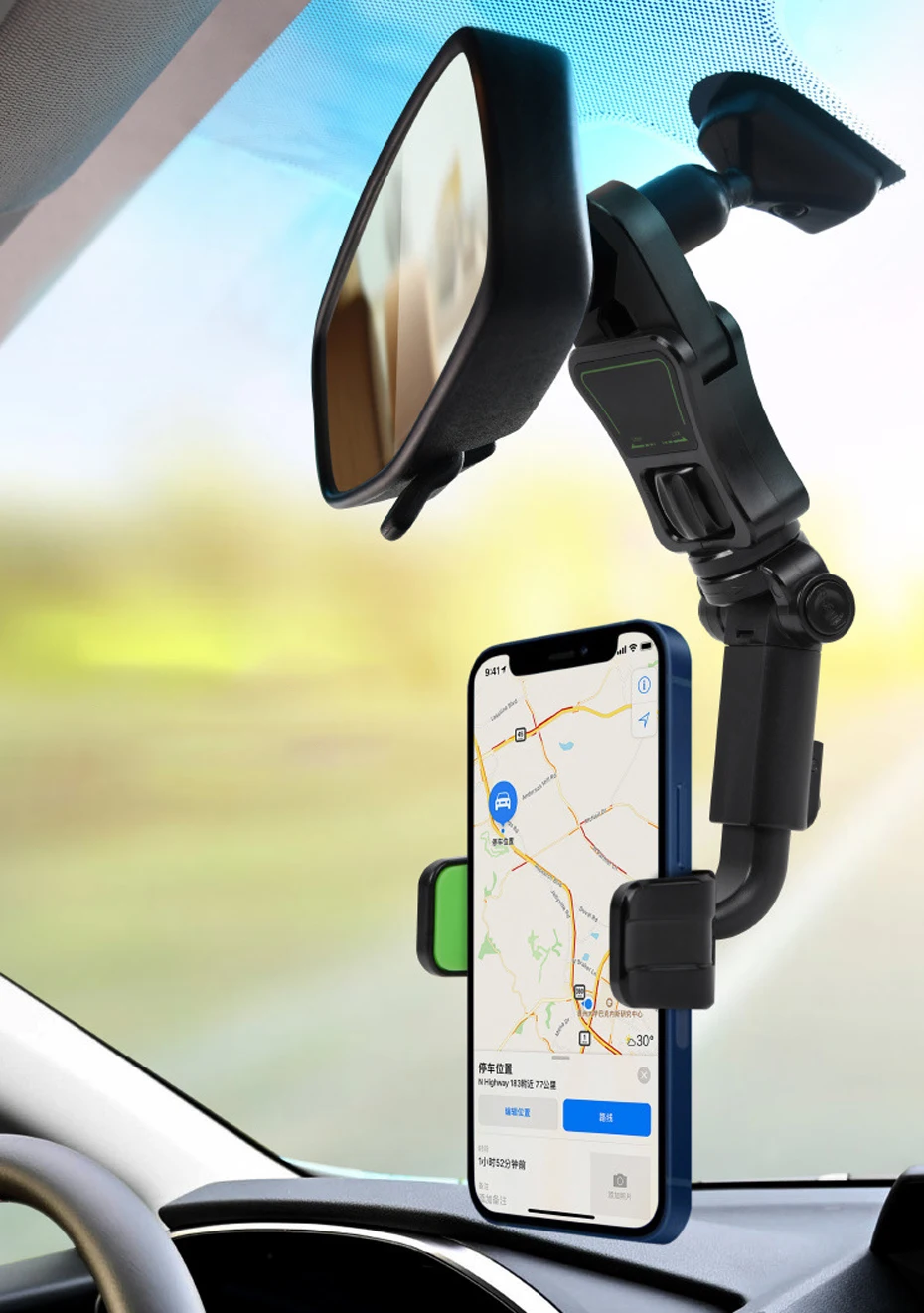 de begeleiding bloeden ongebruikt 360 Rotatie Auto Telefoon Houder Achteruitkijkspiegel Telefoon Mount Multi  Scene Rekbaar Smartphone Houder Voor Ar Navigatie Home/auto|Universele  autobeugel| - AliExpress