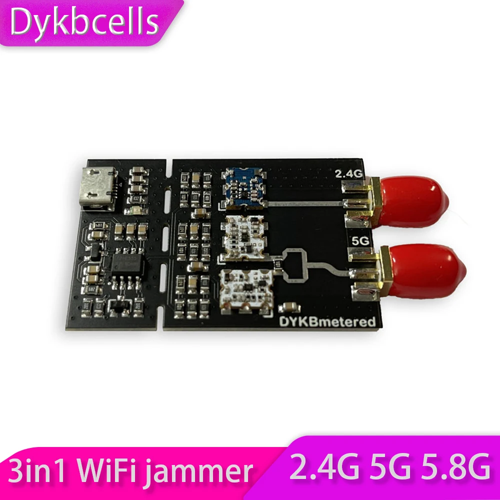 Dykbcells 3 в 1 2 4G 5 2G 8G WiFi глушитель Экранирование Предотвращение сигнала