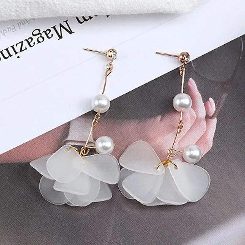 7 Pairs Handmade Flower Petal Shape Earrings DIY Crafts Jewelry Making Tools Kit | Дом и сад
