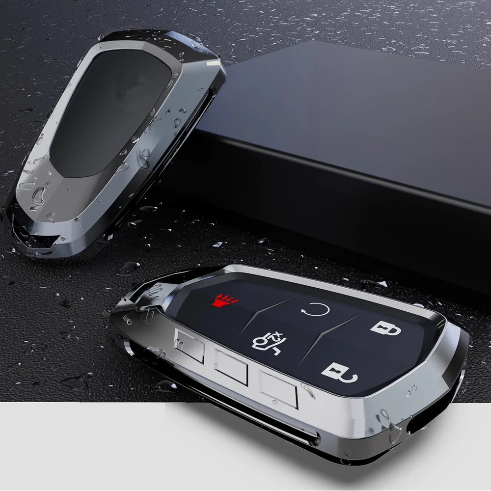 

Smart Remote Key Protective Shell For Cadillac ATS-L XTS XT5 CTS CT6 Car Key Cover Case ATS 28T SRX Escalade 2015 Car Styling