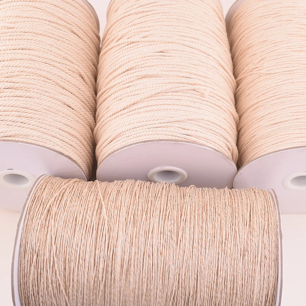 

Natural hemp rope Toy Crafts Parts Packing Three twisted rope Home Decoration Tag Label Hang Cord Gift Packing Strings Woven DIY