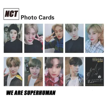 

[MYKPOP]NCT 127 - WE ARE SUPERHUMAN Photo Card Gift Box Set 9pcs, KPOP Fans Collection SA19080101