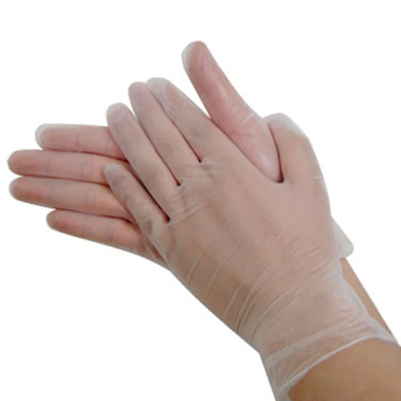 

600PCS Transparent Disposable Gloves Dishwashing/Kitchen/ Garden Gloves Universal for Left Right Hand DROP SHIP
