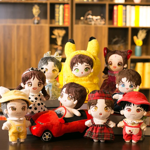 Doll Clothes for 20cm Idol Dolls Baby Doll Lovely Outfit Skirt Stuffed Toy for Korea Star Kpop EXO Dolls Accessories 2