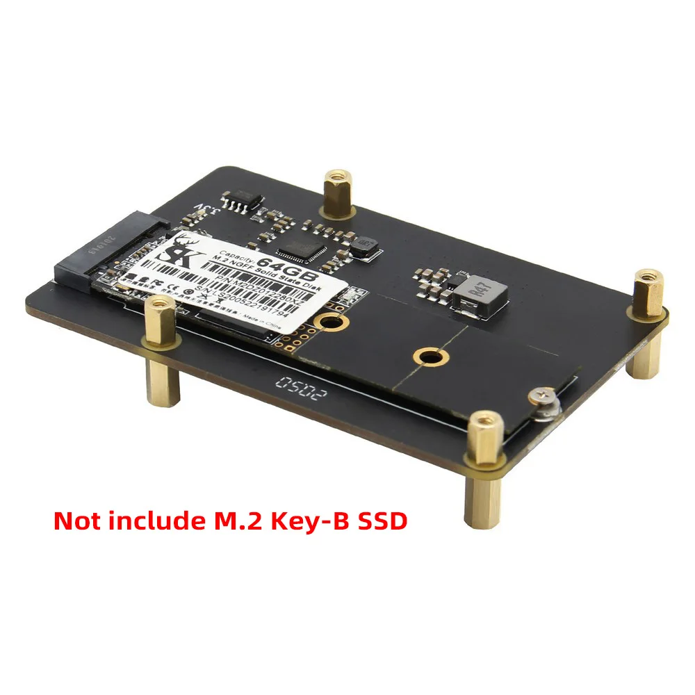 Raspberry Pi X862 V2.0 M.2 NGFF 2280 SATA SSD Storage Expansion Board / Shield for Raspberry Pi 4 Model B