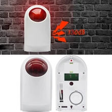 Alarme de sécurité extérieure WIFI CW31, stroboscope 130db étanche, sirène de sécurité domestique Compatible avec système antivol hôte RF 433MHZ