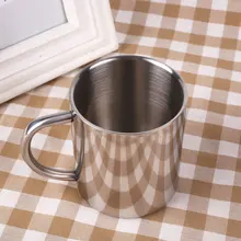 Universal Double-layer Stainless Steel Insulation Coffee Mug Cup Travel